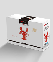 [包装盒 瓦楞纸箱 ]波士顿龙虾包装盒效果展示图